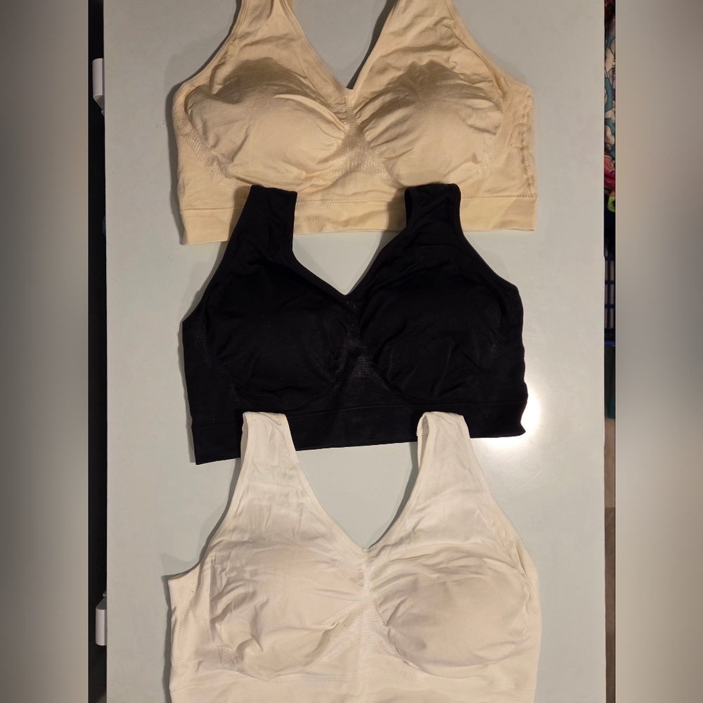 •Shapermint• Everyday Wireless Bralette 2XL *Color Choice* Wht/Blk/Nude NIP